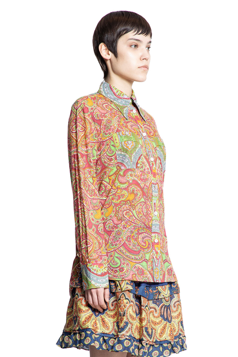 VALENTINO WOMAN MULTICOLOR SHIRTS