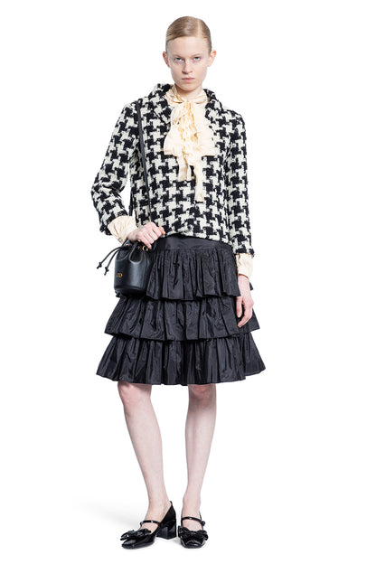 VALENTINO WOMAN BLACK&WHITE COATS