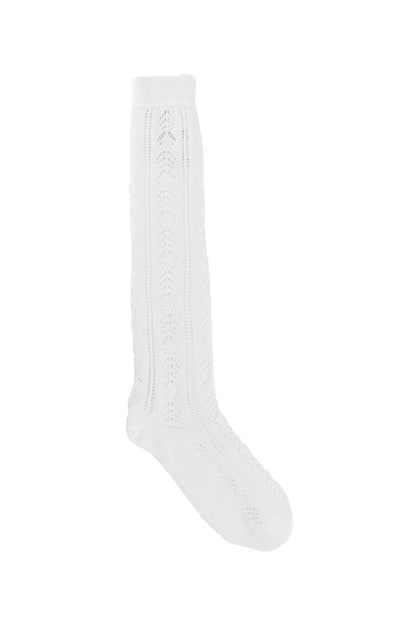 VALENTINO WOMAN WHITE SOCKS