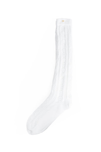 VLogo Cotton Openwork Socks