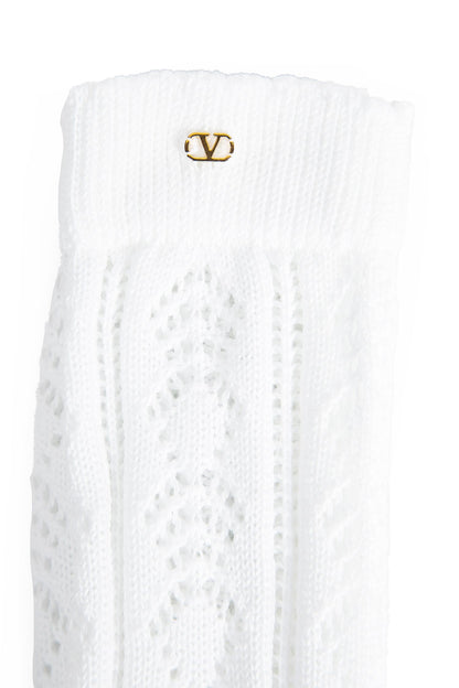 VLogo Cotton Openwork Socks