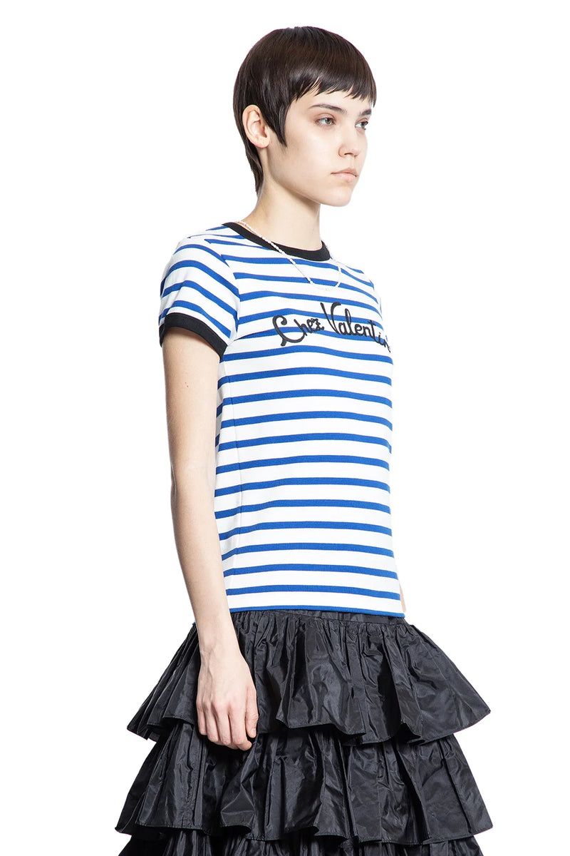 VALENTINO WOMAN BLUE T-SHIRTS & TANK TOPS - Antonioli.eu