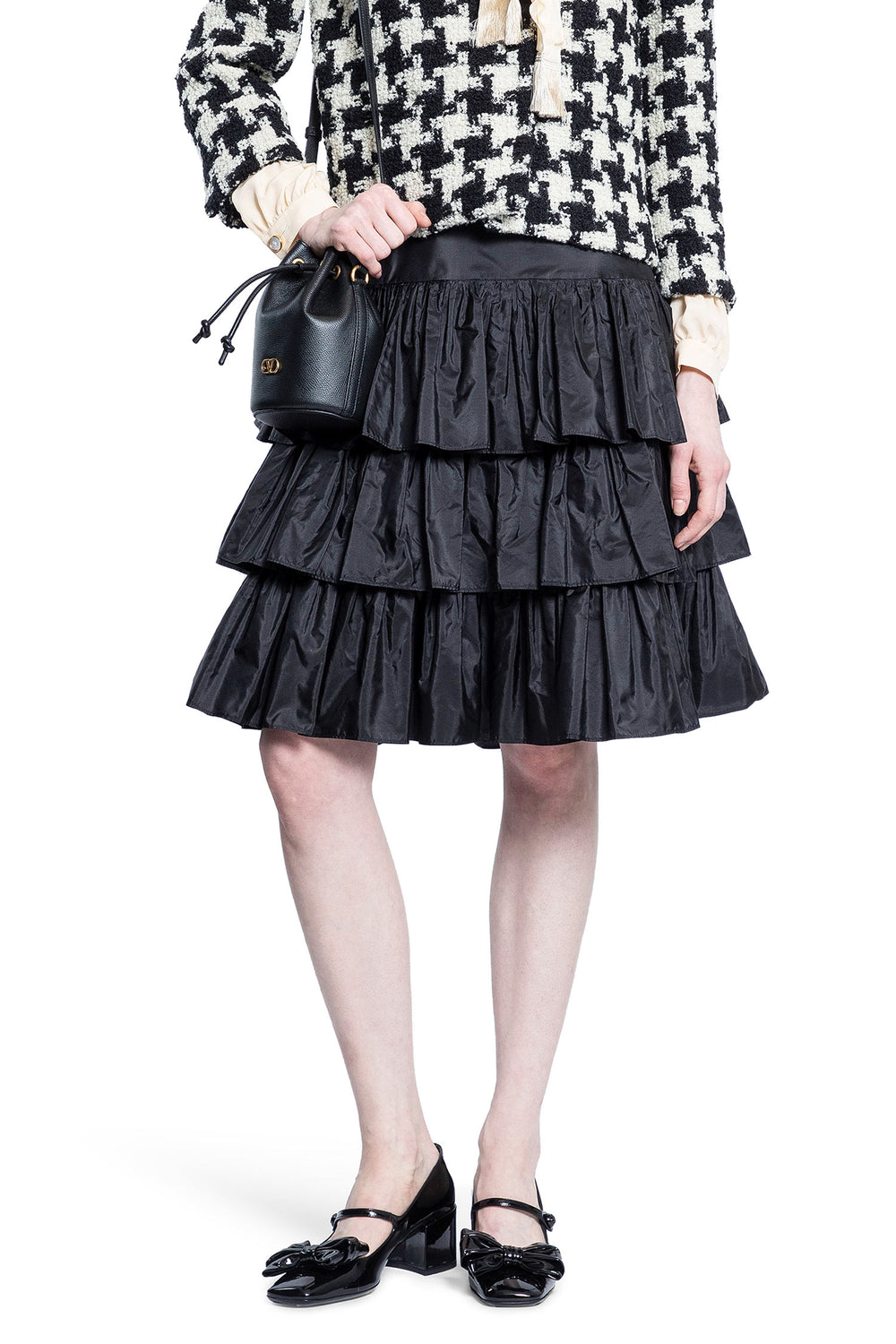 VALENTINO WOMAN BLACK SKIRTS