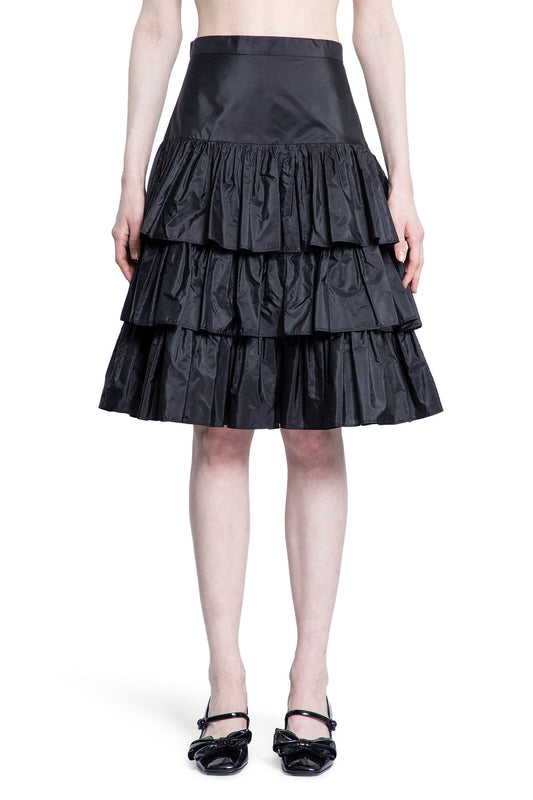 VALENTINO WOMAN BLACK SKIRTS