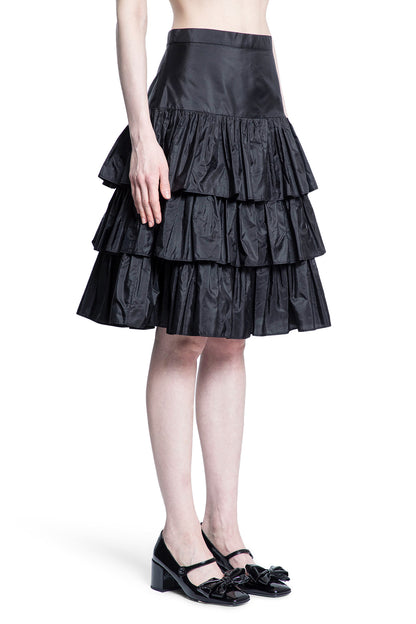 VALENTINO WOMAN BLACK SKIRTS