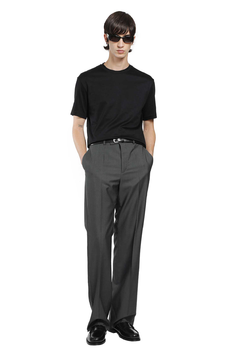 GIORGIO ARMANI Cotton Jersey Short Sleeve T-Shirt man