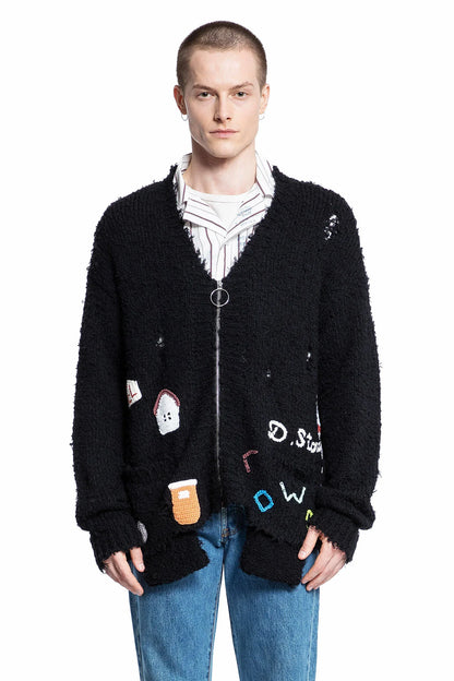 Antonioli PALY HOLLYWOOD MAN BLACK KNITWEAR