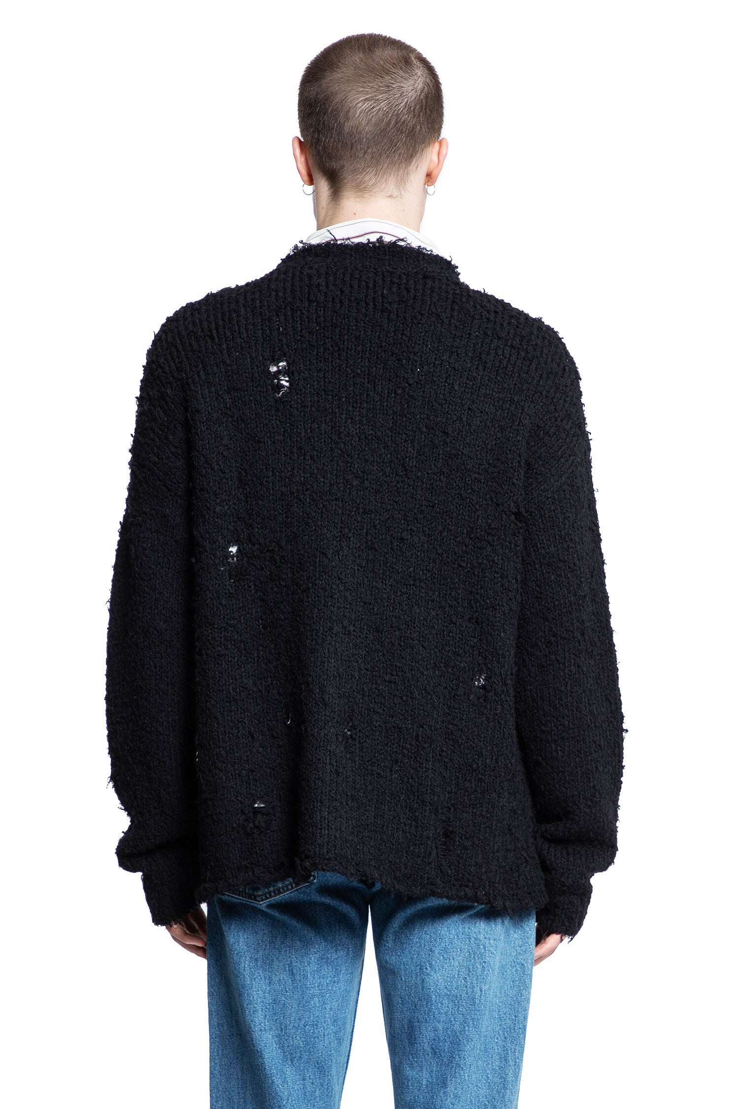 PALY HOLLYWOOD MAN BLACK KNITWEAR