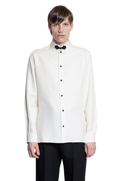 VALENTINO MAN OFF-WHITE SHIRTS