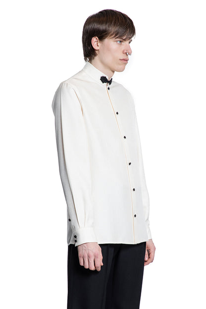 VALENTINO MAN OFF-WHITE SHIRTS