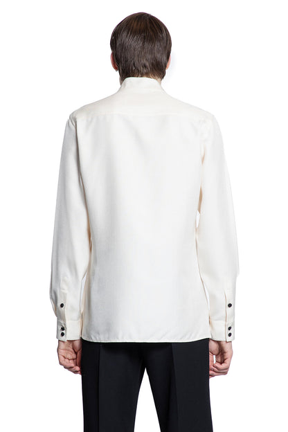 VALENTINO MAN OFF-WHITE SHIRTS