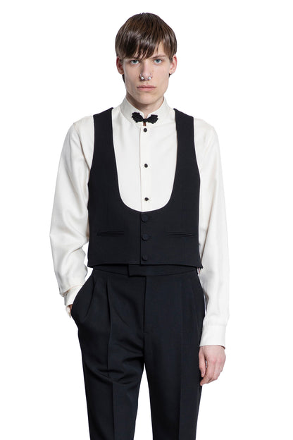 VALENTINO MAN BLACK VESTS