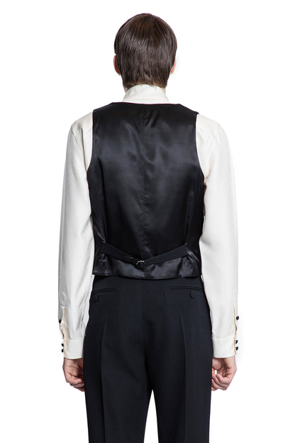 VALENTINO MAN BLACK VESTS