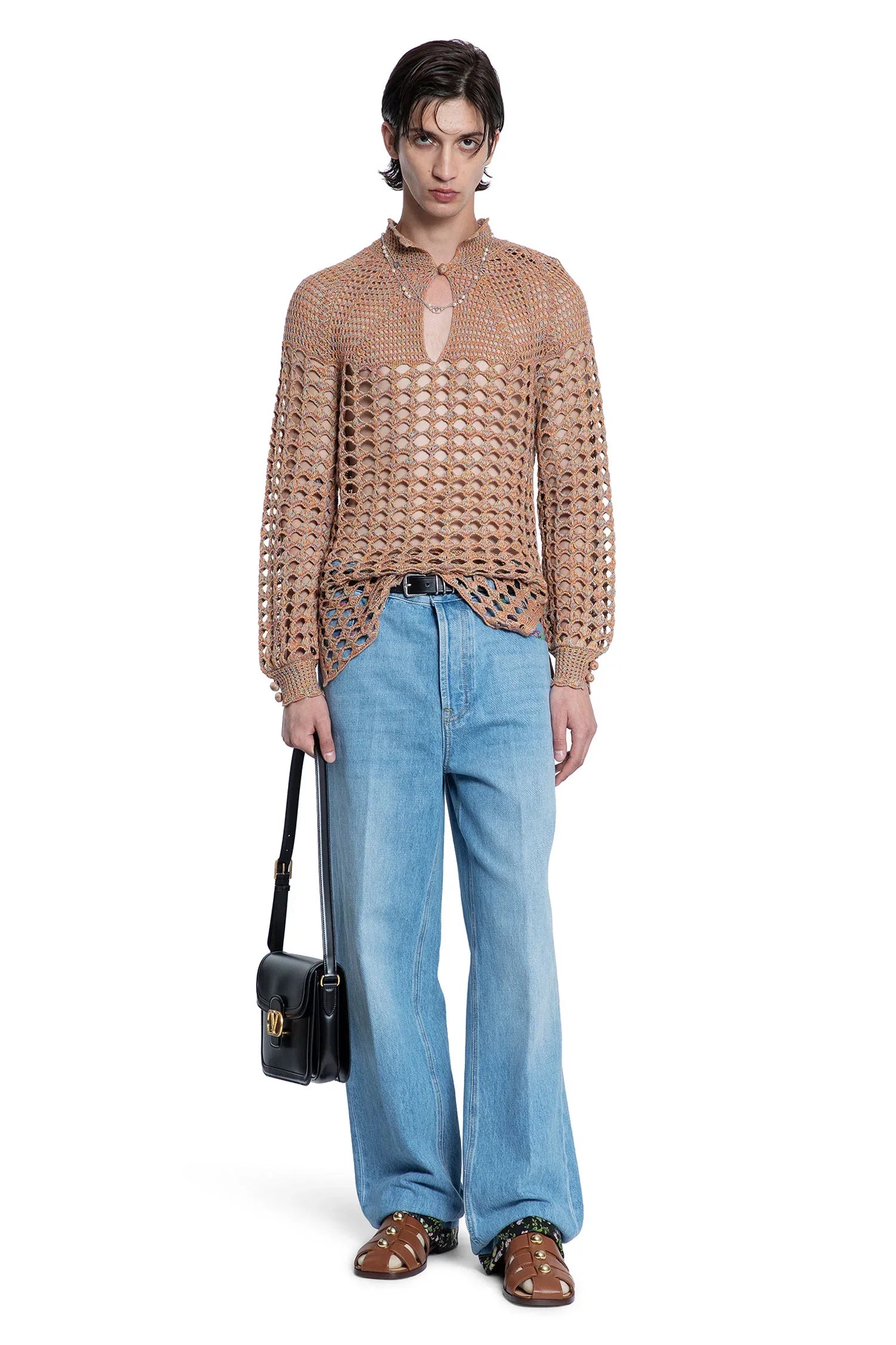 VALENTINO MAN BEIGE KNITWEAR - Antonioli.eu