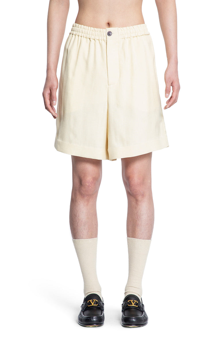 VALENTINO MAN OFF-WHITE SHORTS & SKIRTS