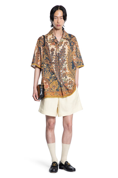 VALENTINO MAN OFF-WHITE SHORTS & SKIRTS