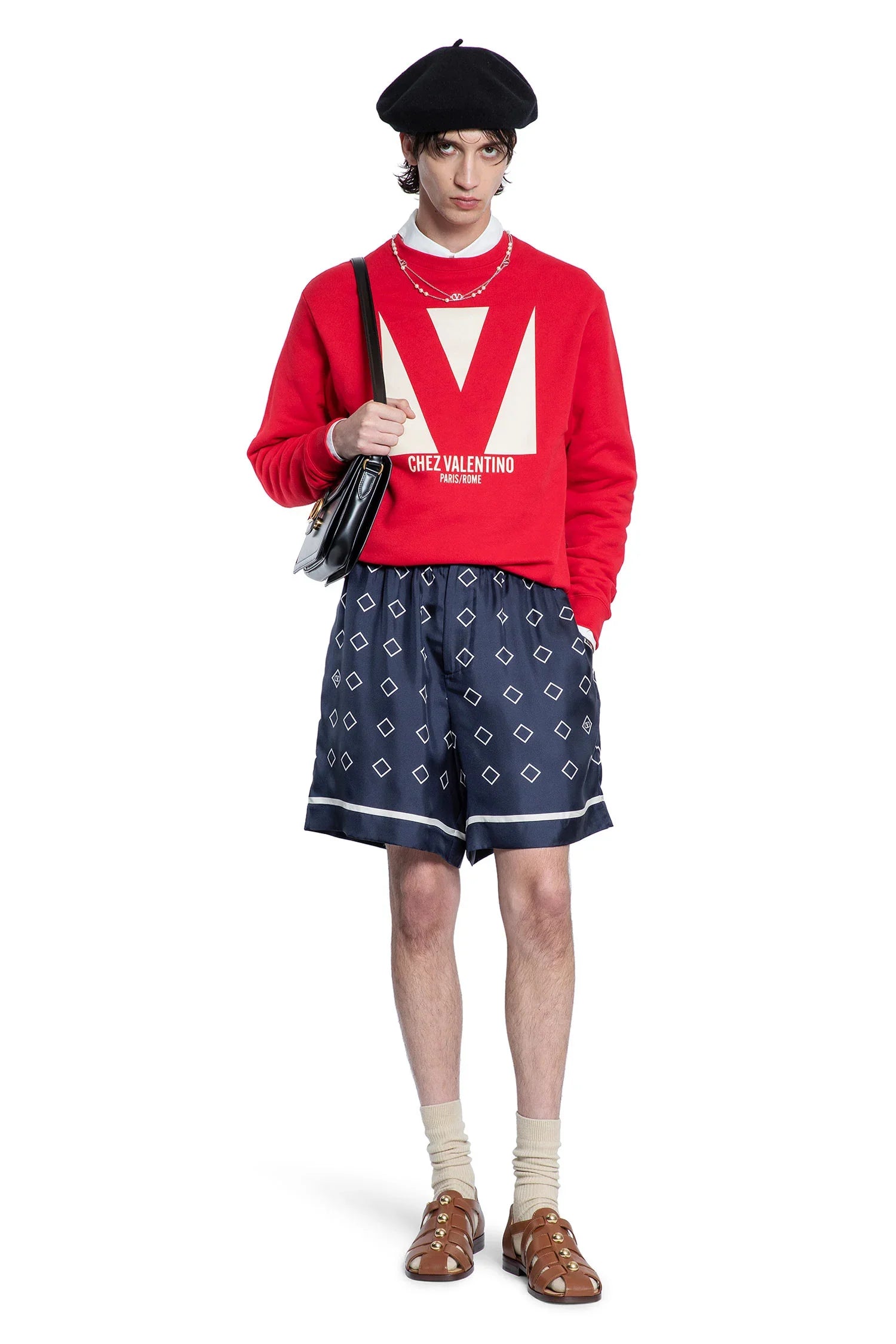 VALENTINO MAN BLUE SHORTS & SKIRTS - Antonioli.eu