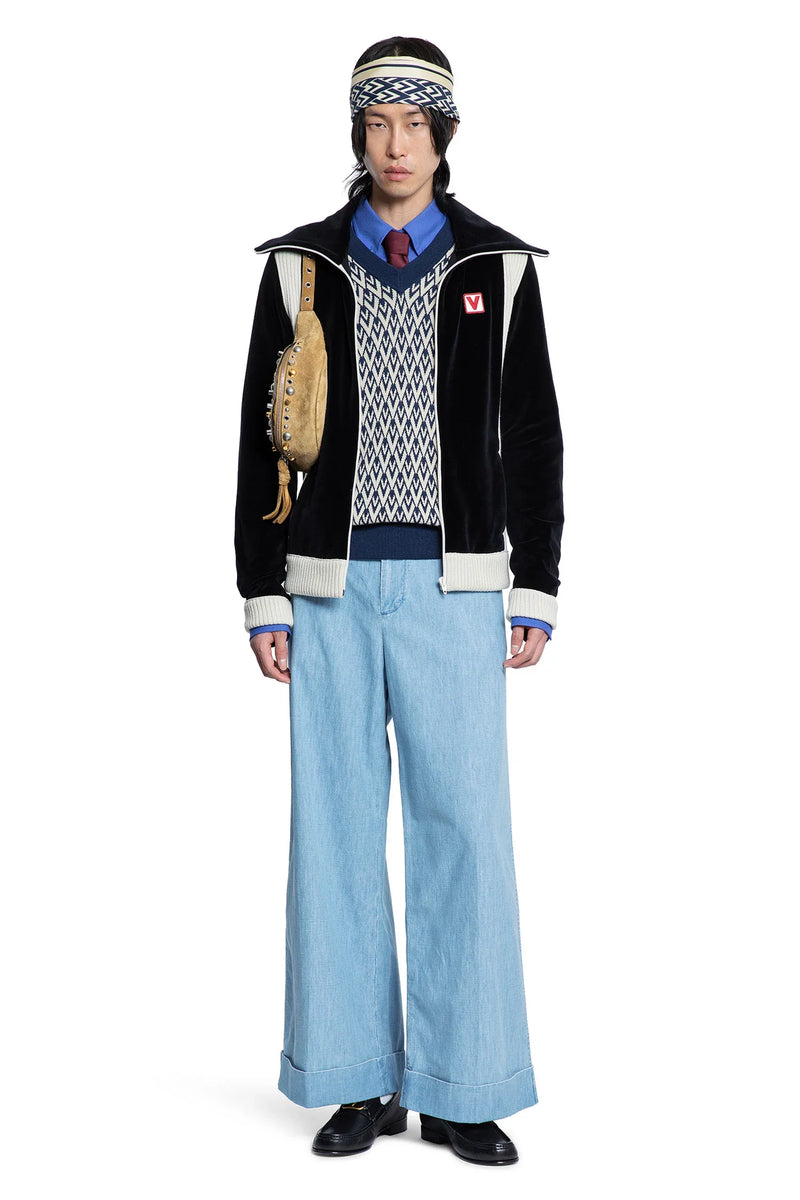 Cuffed Denim Trousers - Antonioli.eu