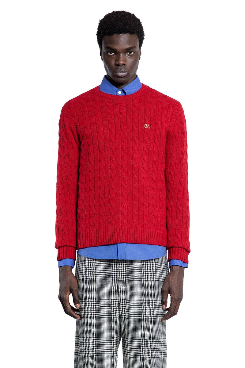 VLogo Cashmere Cable Knit Sweater - Antonioli.eu