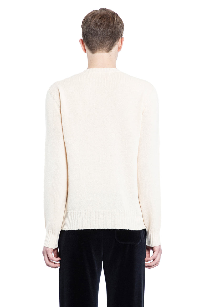 VALENTINO MAN OFF-WHITE KNITWEAR