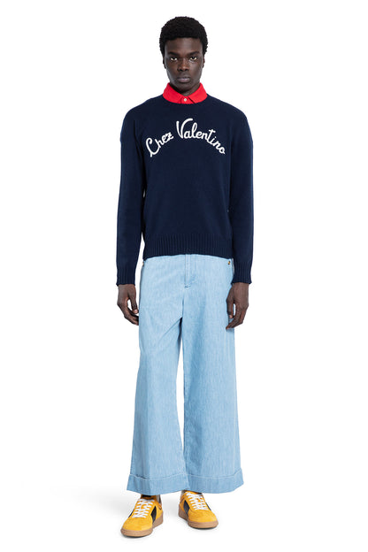 VALENTINO MAN BLUE KNITWEAR