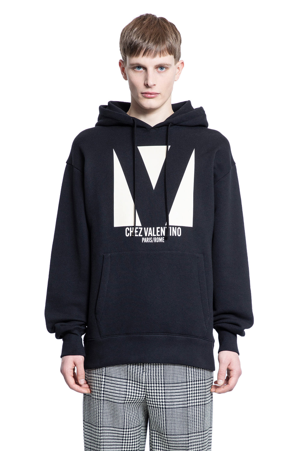 VALENTINO MAN BLACK SWEATSHIRTS