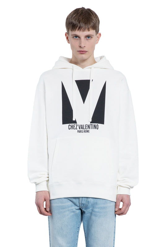 VALENTINO MAN WHITE SWEATSHIRTS