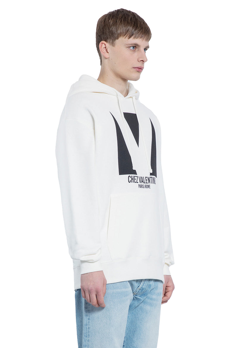 VALENTINO MAN WHITE SWEATSHIRTS