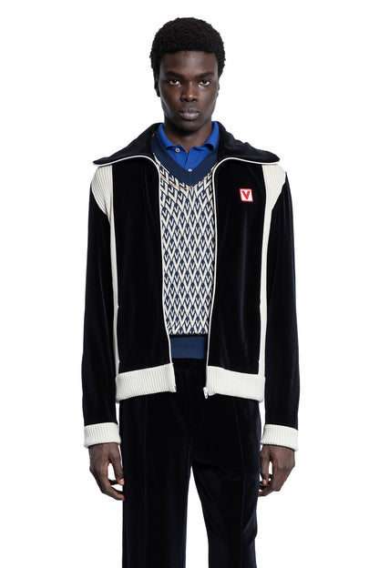 VALENTINO MAN BLACK&WHITE SWEATSHIRTS