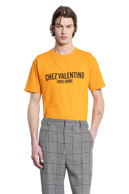 VALENTINO MAN ORANGE T-SHIRTS & TANK TOPS