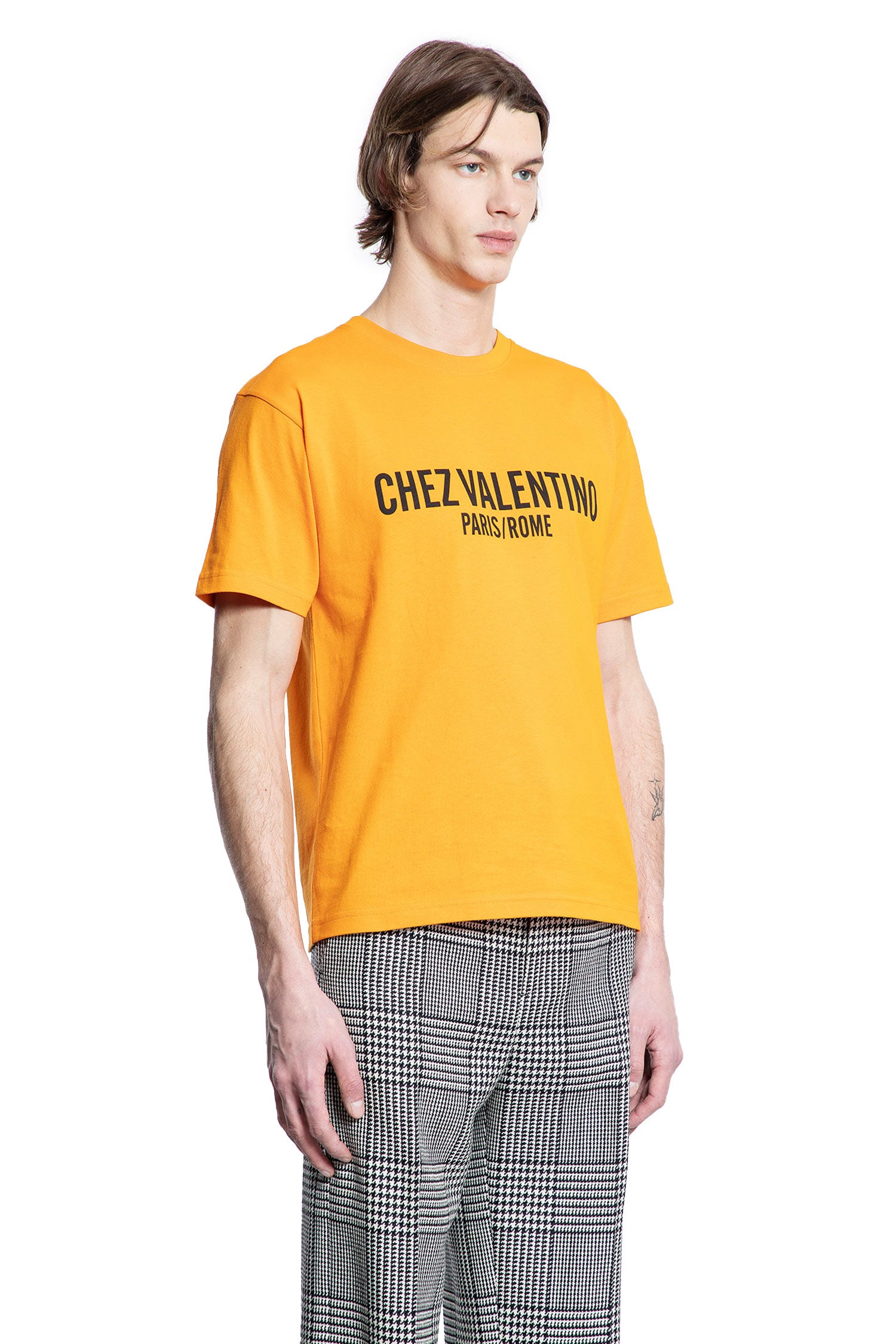 VALENTINO MAN ORANGE T-SHIRTS & TANK TOPS