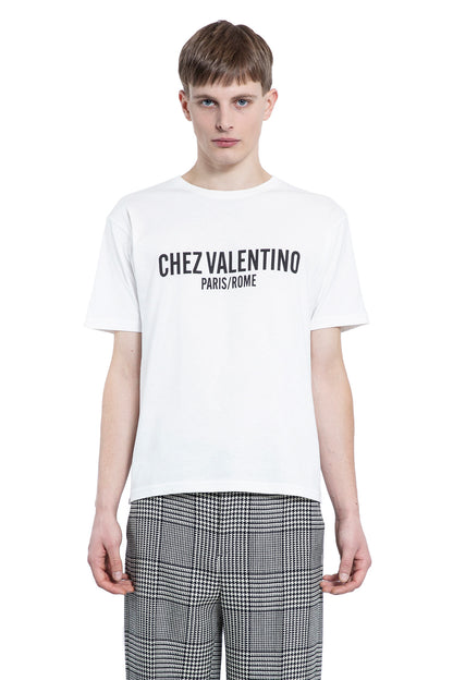 VALENTINO MAN WHITE T-SHIRTS & TANK TOPS