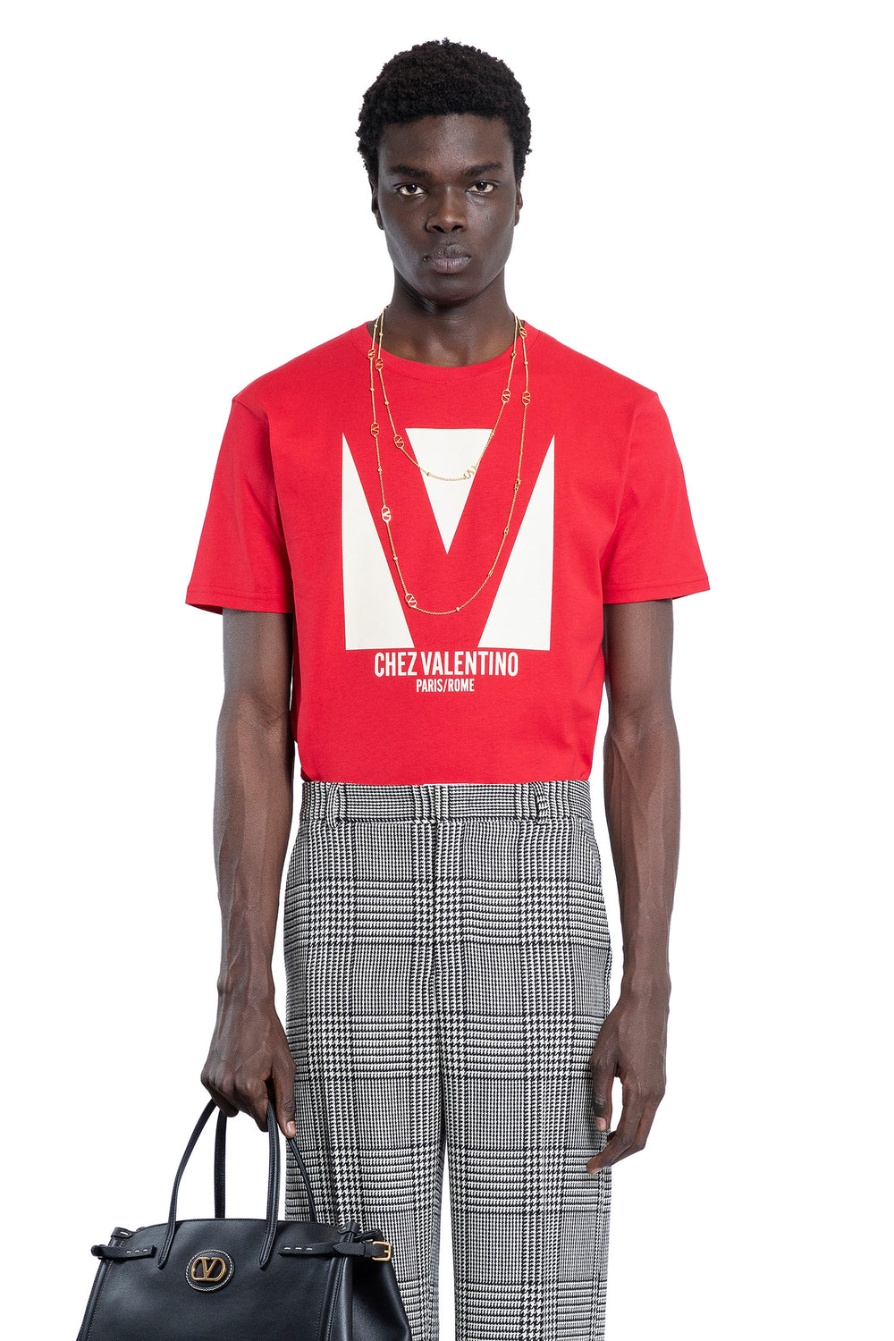 VALENTINO MAN RED T-SHIRTS & TANK TOPS