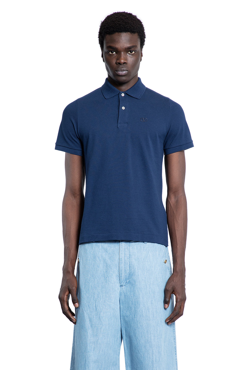 VALENTINO MAN BLUE T-SHIRTS & TANK TOPS