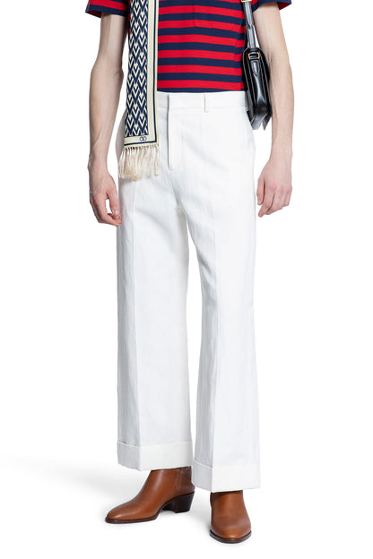 VALENTINO MAN WHITE TROUSERS