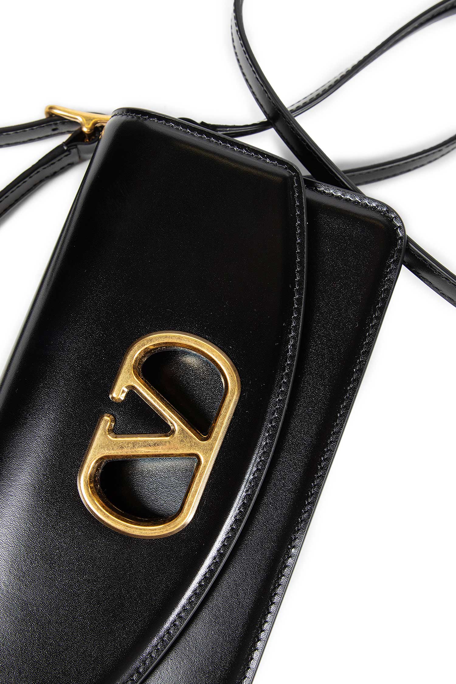 VALENTINO WOMAN BLACK CLUTCHES & POUCHES