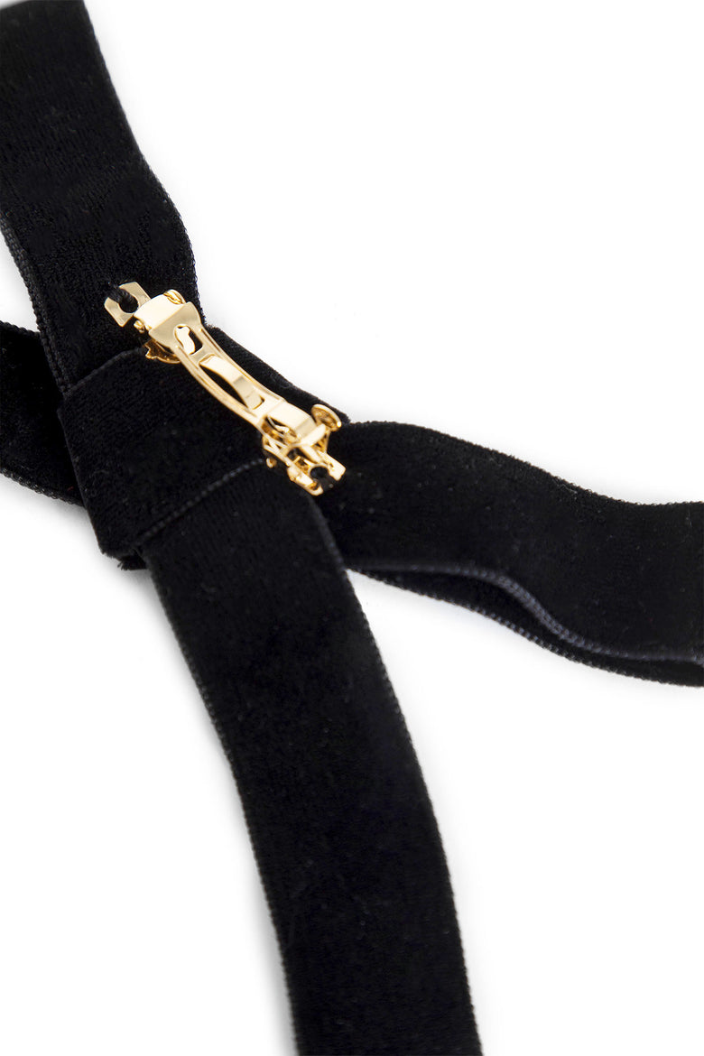 VALENTINO WOMAN BLACK HAIR ACCESSORIES