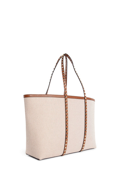 VALENTINO WOMAN BEIGE TOTE BAGS