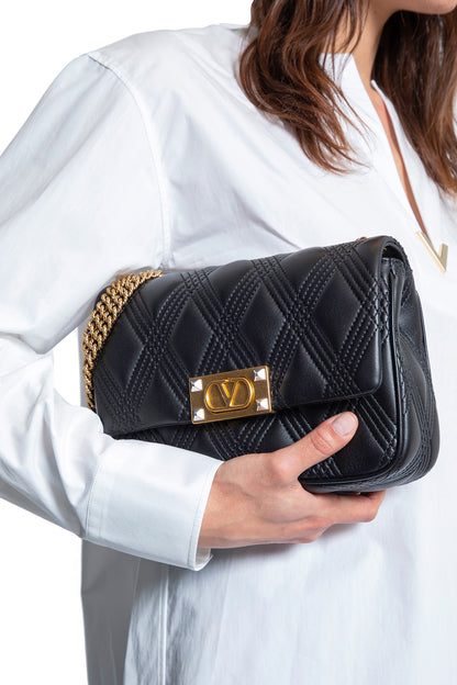 VALENTINO WOMAN BLACK CROSSBODY BAGS