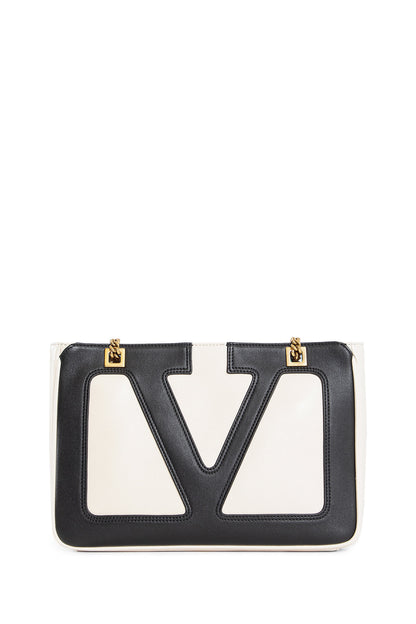 VALENTINO WOMAN BLACK&WHITE SHOULDER BAGS