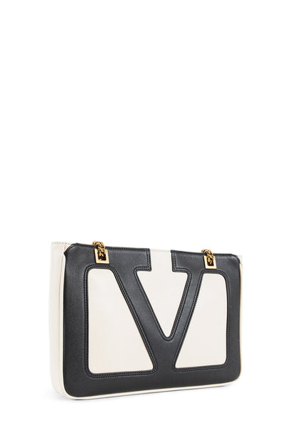 VALENTINO WOMAN BLACK&WHITE SHOULDER BAGS