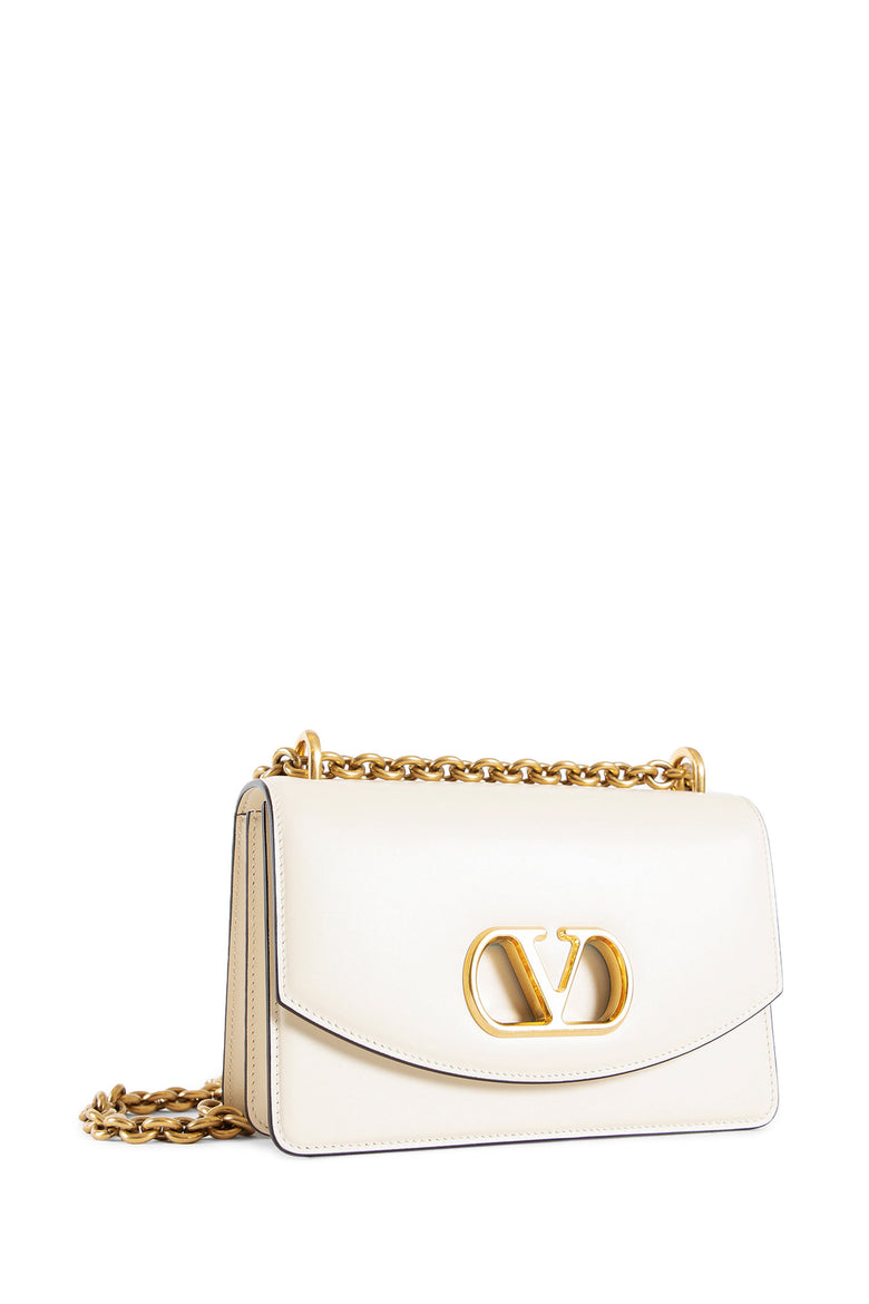 VALENTINO WOMAN OFF-WHITE CROSSBODY BAGS