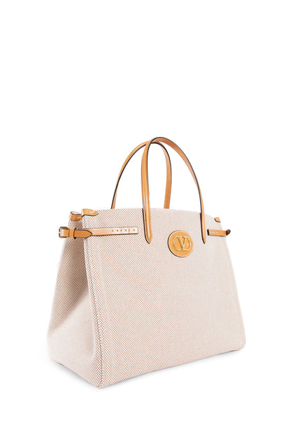 VALENTINO WOMAN BEIGE TOTE BAGS