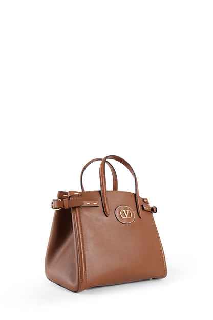 VALENTINO WOMAN BROWN TOP HANDLE BAGS