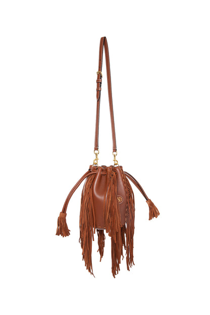 VALENTINO WOMAN BROWN SHOULDER BAGS