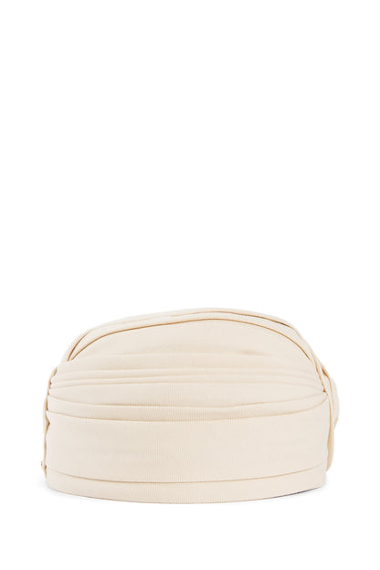 VALENTINO WOMAN OFF-WHITE HATS