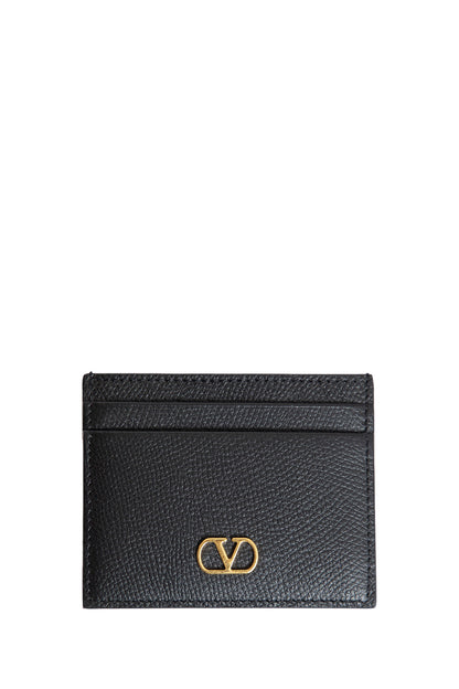 VALENTINO WOMAN BLACK WALLETS & CARDHOLDERS