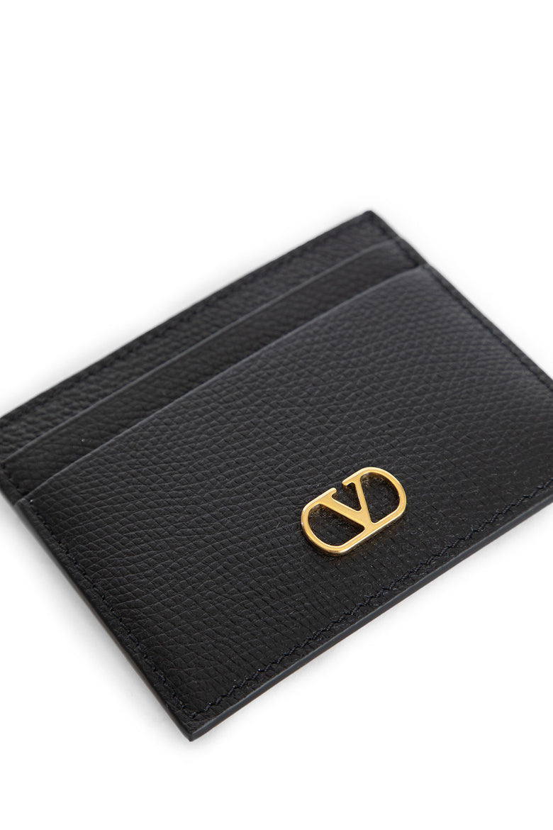 VALENTINO WOMAN BLACK WALLETS & CARDHOLDERS