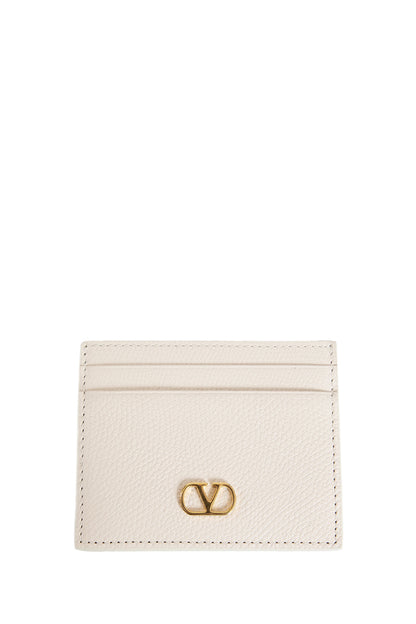 VALENTINO WOMAN OFF-WHITE WALLETS & CARDHOLDERS