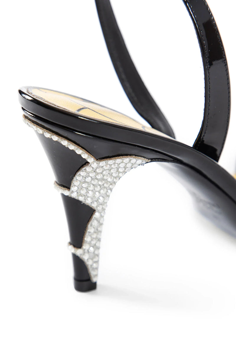 Ladycrush patent leather sandals - Antonioli.eu